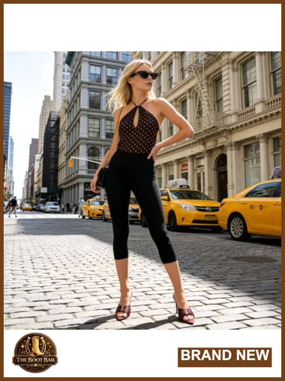 Women's Stiletto Mule Sandals Pointed Toe Slip On Faux Leather High Heel Dress